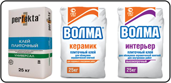 Плиточный клей для керамогранита, керамической плитки, мозайки, натурального мрамора