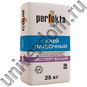 Клей плиточный Perfekta® - "Эксперт Белый"