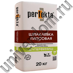 Шпаклевка гипсовая Perfekta® - "СуперФиниш"