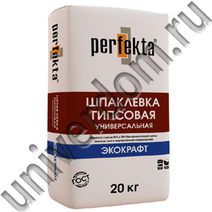 Шпаклевка универсальная гипсовая Perfekta® - "ЭкоКрафт"