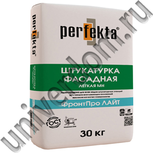Штукатурка фасадная легкая Perfekta® "ФронтПро Лайт МН"